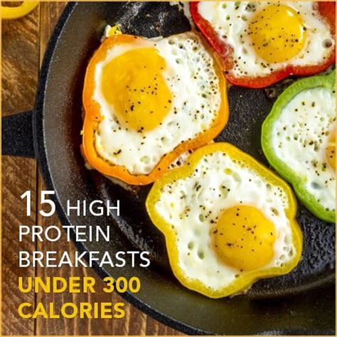 15 High Protein Low Calorie Breakfasts - Get Healthy U