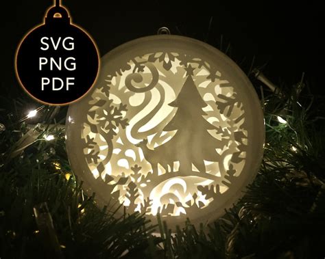 Ornament Cricut Template