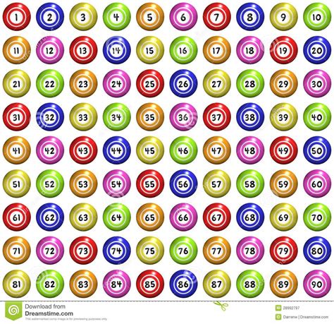 Bingo Balls Vector at GetDrawings | Free download