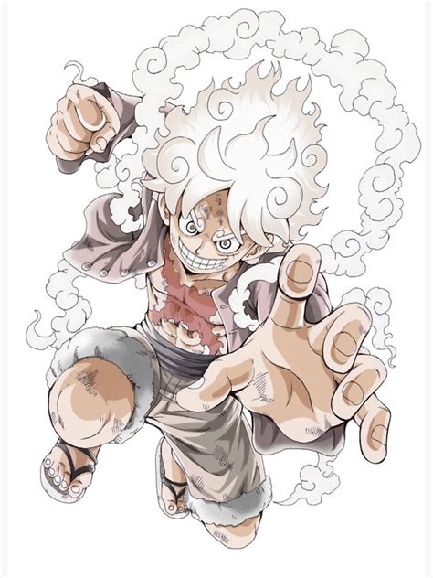 "ONE PIECE - LUFFY GEAR 5 " Art Board Print for Sale by sxlte | Redbubble