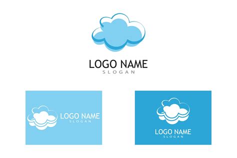 Cloud Logo Vector Design Graphic by Redgraphic · Creative Fabrica