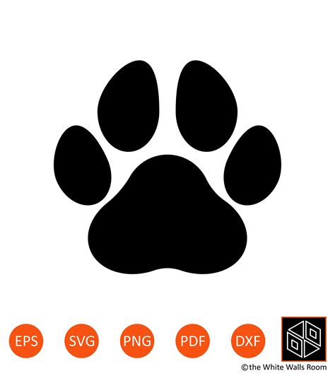 Paw Print SVG Paw SVG Dog Paw Cat Paw Paw Print Clip - Etsy Canada