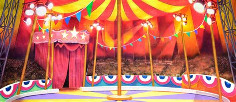 Circus Tent Interior 2 Backdrop - Grosh Backdrops