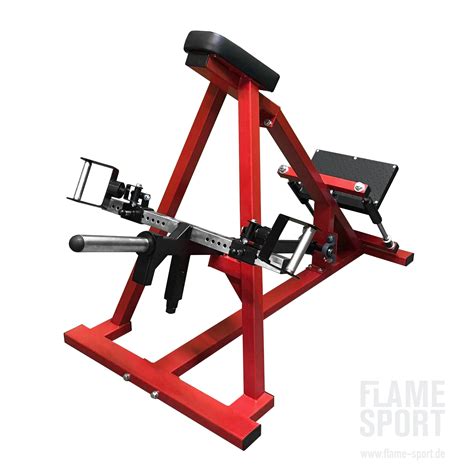 T-Bar Row Machine (1LXX) with adjustable handles and foot platform ...