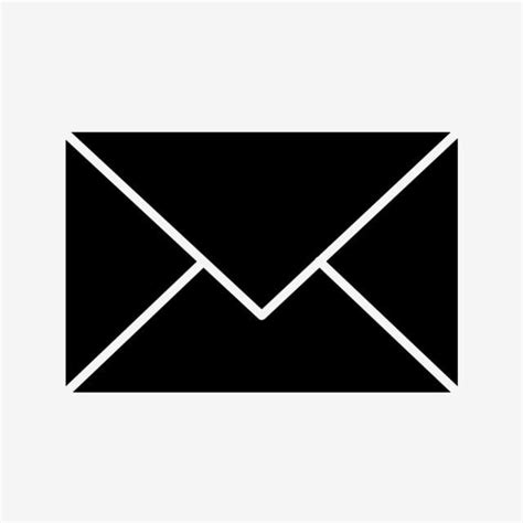 Email Silhouette Vector PNG, Email Vector Icon, Email Icons, Letter Clipart, Email PNG Image For ...