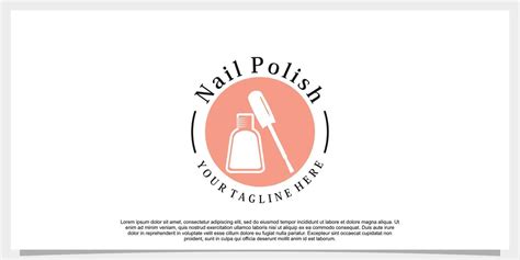 nail polish vector logo design template 13547862 Vector Art at Vecteezy