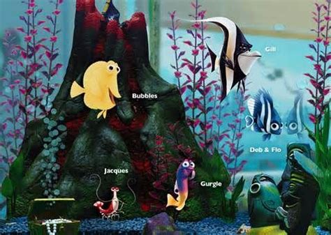 Finding Nemo Fish Tank Characters