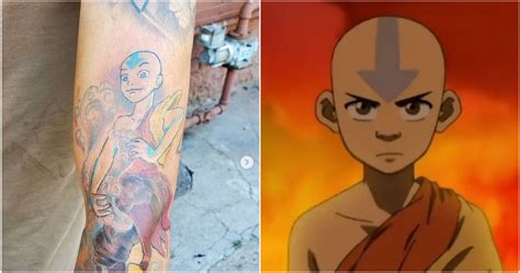 Avatar: The Last Airbender - 10 Aang Tattoos You Have To See