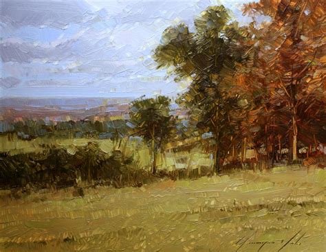 Buy Original Art by Vahe Yeremyan | oil painting | Summer Field at UGallery