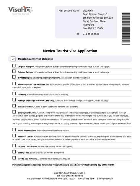 Mexico Visa Application Form Pdf - Fill Online, Printable, Fillable, Blank | pdfFiller