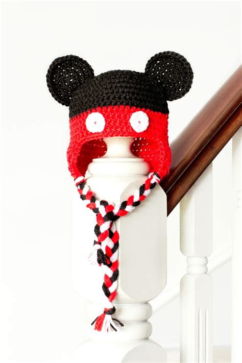 Mickey Mouse Inspired Baby Hat - Interweave