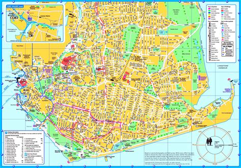 Portsmouth tourist map