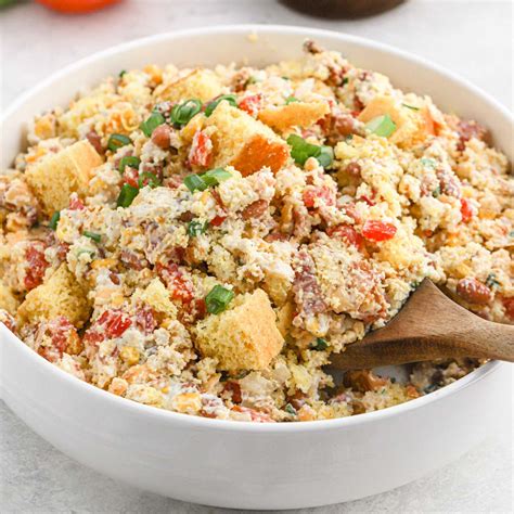 Cornbread Salad - Eating on a Dime