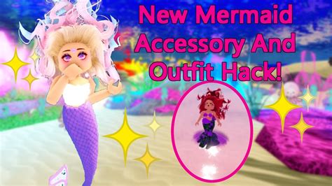 New Mermaid Tail Accessory And Outfit Hack In Royale High - YouTube