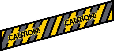 Caution Tape Clip Art - Caution Border PNG Image With Transparent ...