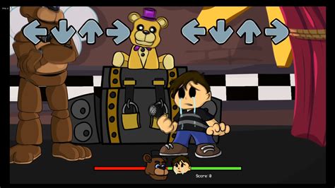 Here's a snippet of my new mod Funkin Nights at Freddy's! Download in comments : r/FridayNightFunkin