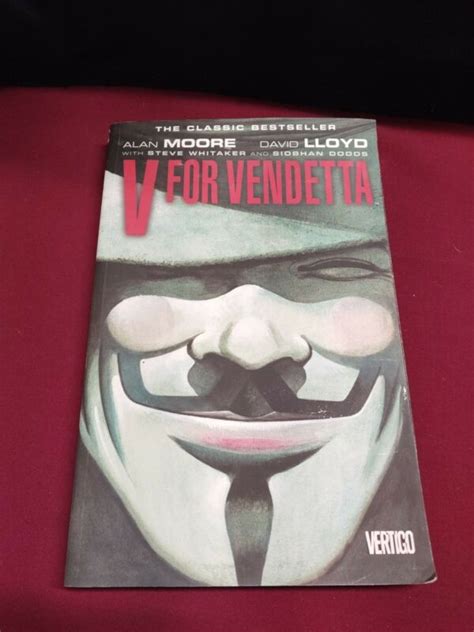 V For Vendetta Alan Moore Graphic Novel Vertigo David Lloyd -- Antique ...