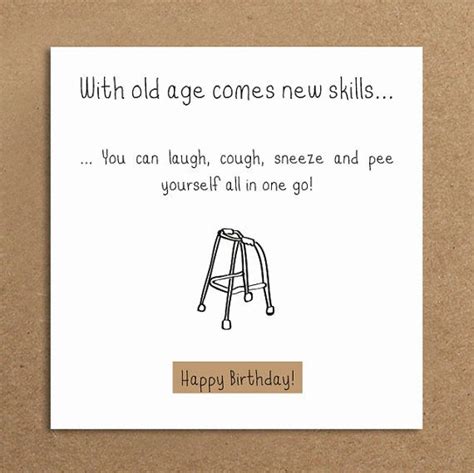 Funny Old Age Birthday Ecards - Funny PNG