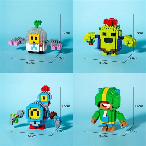 8 in 1 Brawl Stars Figures The Child Buildable Kits | Brawl Stars