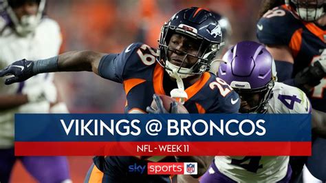 Minnesota Vikings 20-21 Denver Broncos | NFL highlights | Video | Watch TV Show | Sky Sports