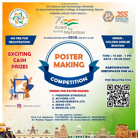 Poster Making Competition – JSS Science and Technology University