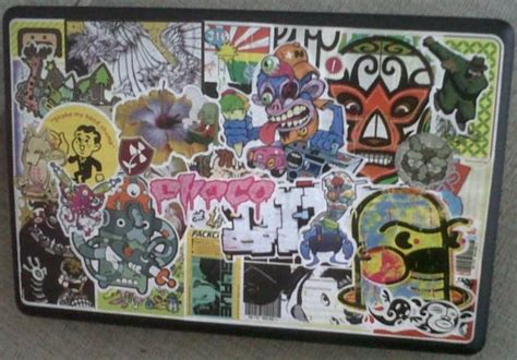 My laptop lid... : r/stickers