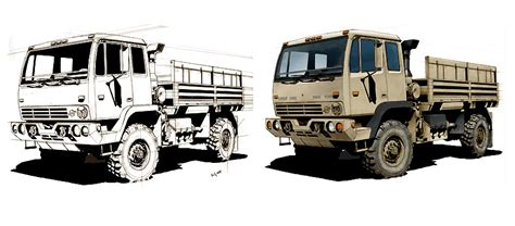 Drawing a Realistic Truck in Photoshop - Photoshop Lady