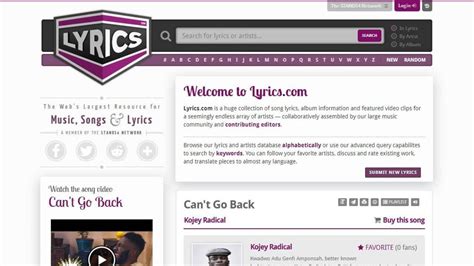 10 Best FREE websites To Find Song Lyrics | RebelLink