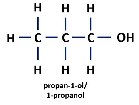 There is another isomer with the same formula as propan-1-ol | Quizlet