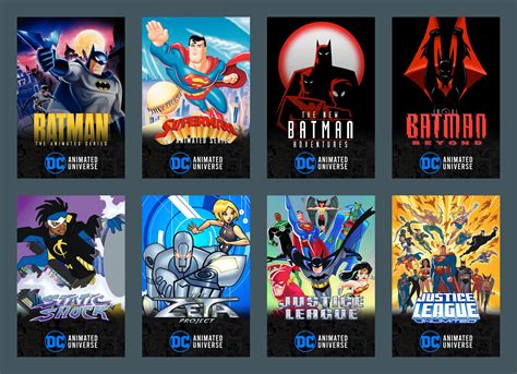 [Collection] DC Animated Universe Series Collection : r/PlexPosters