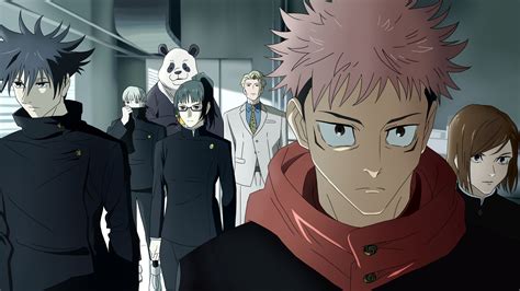 1920x1080xe6e7" Resolution Yuji Itadori HD Jujutsu Kaisen Team Art ...