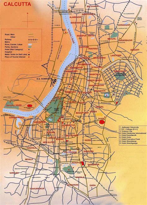 Map of Kolkata - MapSof.net