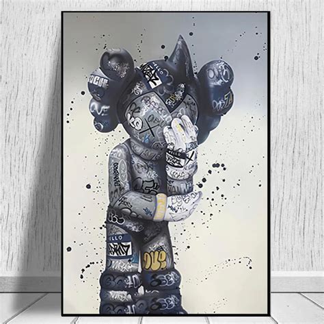 KAWS Graffiti Poster Set - Etsy