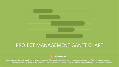 Project Management Gantt Chart PowerPoint Template - SlideModel