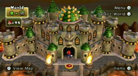 World 8-Bowser's Castle - New Super Mario Wii Guide - IGN