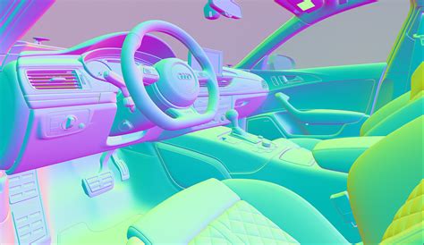 Audi RS6 Interior - CGI on Behance