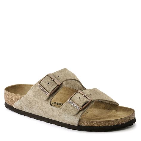 Birkenstock Men's Arizona Taupe Sandals - Family Footwear Center