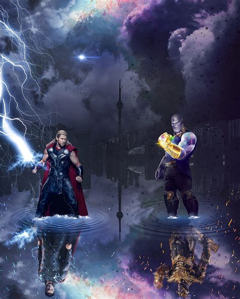 Thanos Vs Thor