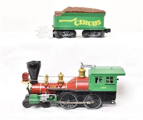 Sold Price: Lionel modern O gauge 8616 Lionelville Circus General steam locomotive prototype ...