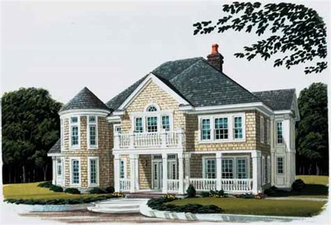 New-england-colonial House Plan - 4 Bedrooms, 3 Bath, 4021 Sq Ft Plan 58-107