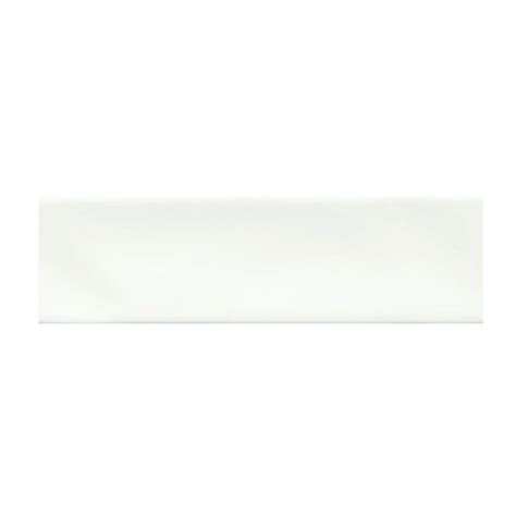 White Glazed Ceramic Subway Tile