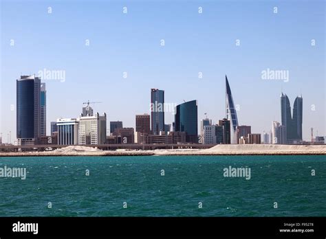 Skyline of Manama, Bahrain Stock Photo - Alamy