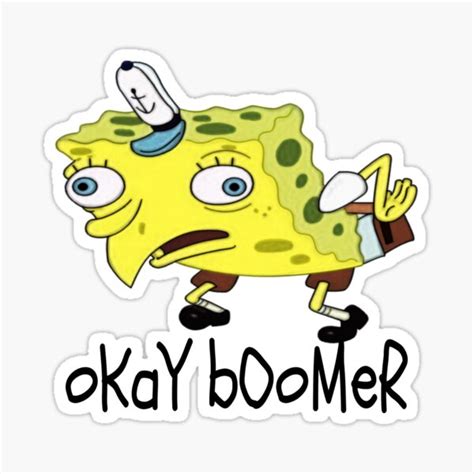 "oKaY bOoMeR meme" Sticker for Sale by TheBoyTeacher | Redbubble