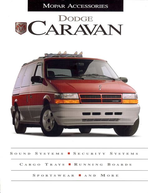 1993 Dodge Caravan SE Sport Wagon: Mopar Accessories - Dodge Caravan