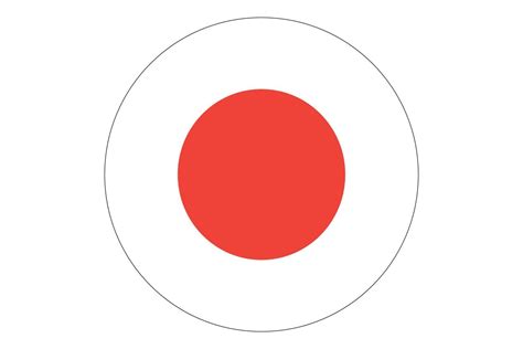 Circle flag vector of Japan 11074209 Vector Art at Vecteezy