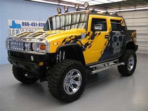 Custom 2007 HUMMER H2 SUT 4X4 LIFTED CUSTOM PAINT H 2 4WD - Off Road Wheels