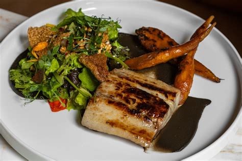 StarChefs - Recipe: Sorghum-Marinated Amberjack | Scott Bacon of Magdalena