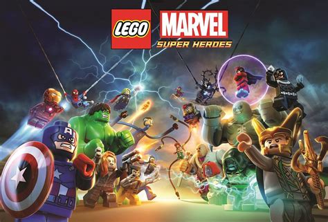 Lego Marvel Superheroes Video Game Cover Art