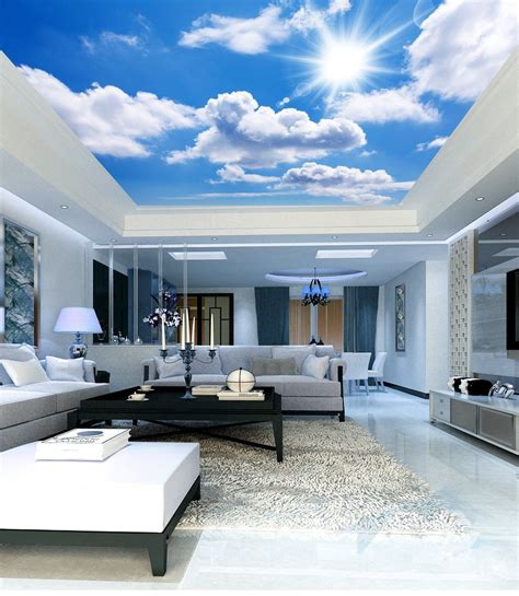 Ceiling Murals Sky : 3d Ceiling Murals Wallpaper Custom Photo Non Woven Murals ... : Cherub ...