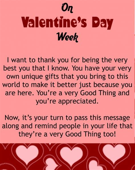 My Valentine’s Day Message For You | Good Things Going Around